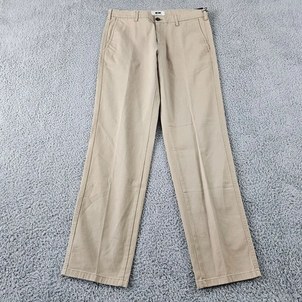 Joseph Abboud Pants 34x33 Khaki Beige Chino Comfort Stretch Preppy Casual NWT